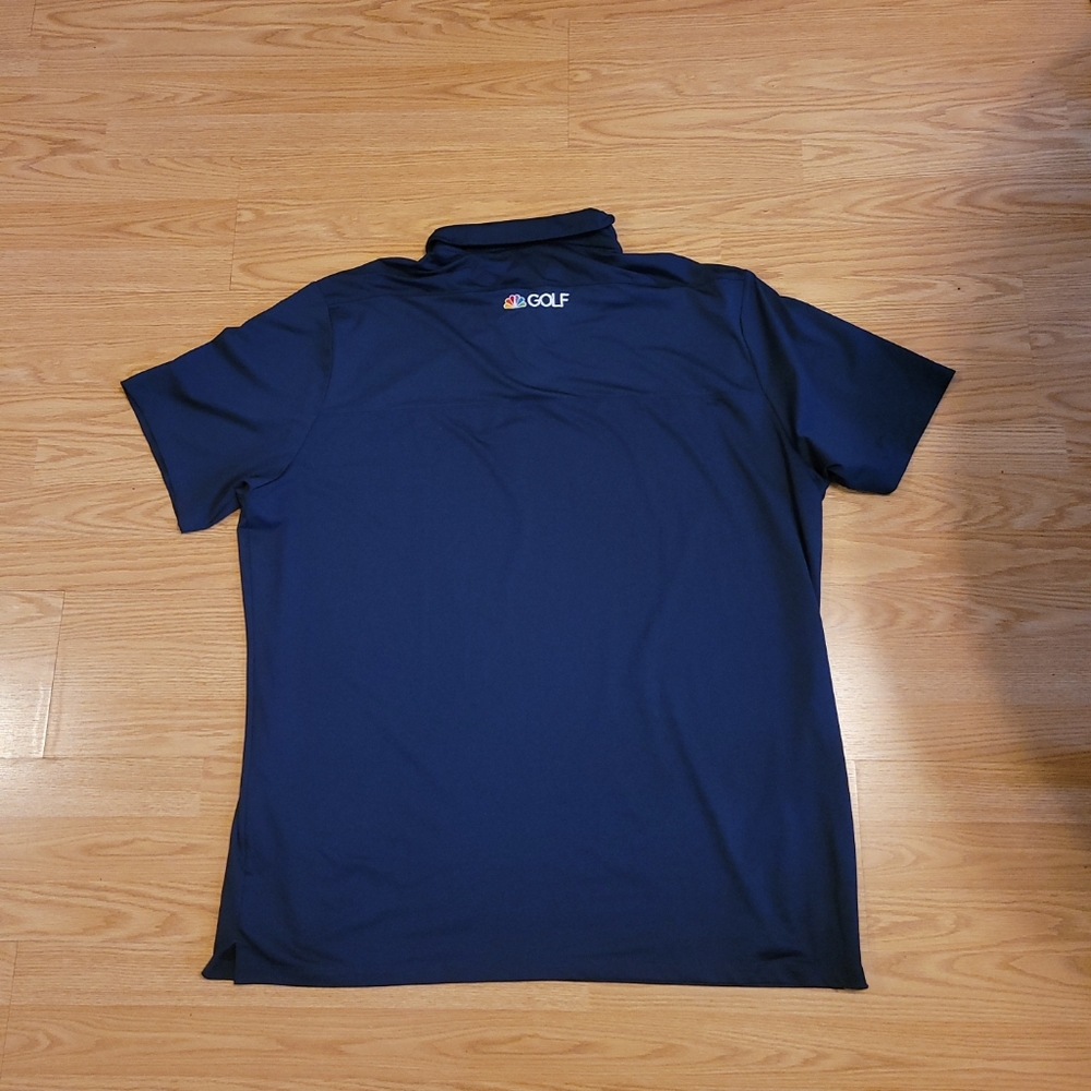 Nike Dri-Fit  Men's Blue NBC Sports Golf Polo Shirt Size 2X Large